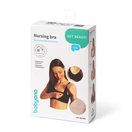 BabyOno, бюстгальтер для кормления, черный, F75-80: цены и характеристики