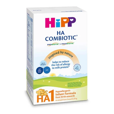Гипоаллергенная молочная смесь Hipp HA 1 Combiotic, 0+ месяцев, 350 г: цены и характеристики