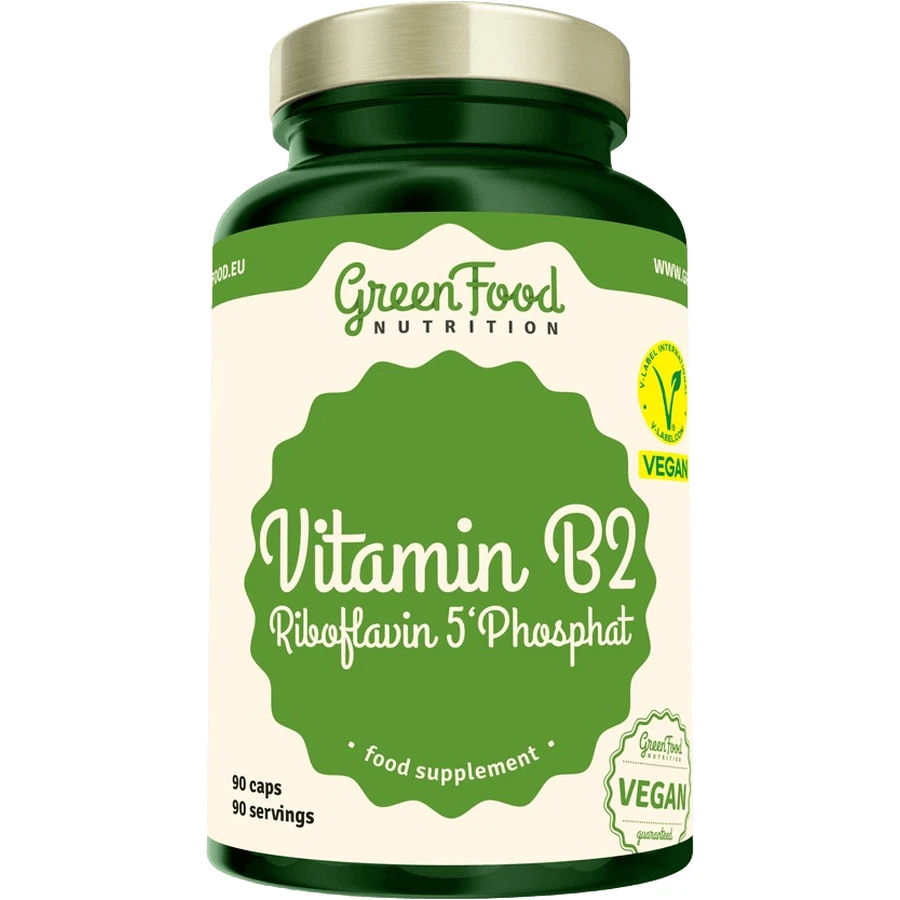 GreenFood Nutrition Витамин B2 Рибофлавин 5'Фосфат 90 капсул: цены и характеристики