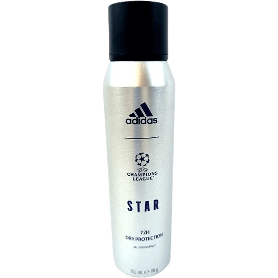 Adidas UEFA Champions League Star антиперспірант-спрей для чоловіків 150 мл: ціни та характеристики