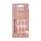 Накладные ногти Bare but Better, Nude Glow Long Coffin, Kiss