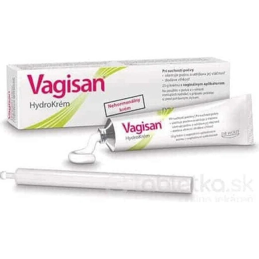Vagisan HydroCream 1×50 г, пом'якшувальний крем з аплікатором: ціни та характеристики