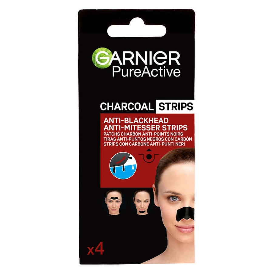 Полоски для удаления угрей Pure Active, 4 штуки, Garnier: цены и характеристики