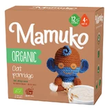 Органическая овсяная каша без сахара для детей, +4 месяца, 200 г, Mamuko
