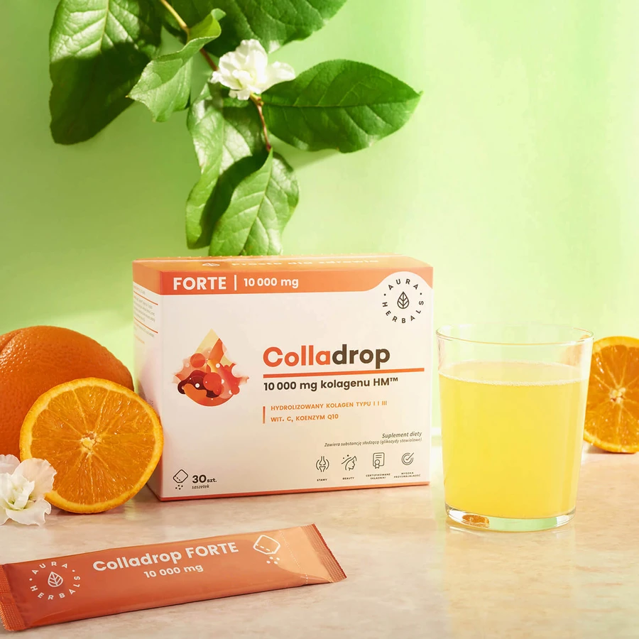 Aura Herbals Colladrop Forte Саше с морским коллагеном 10000 мг, 30 саше: цены и характеристики