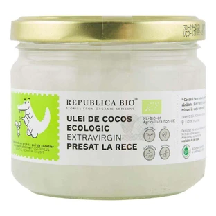 Органічна кокосова олія холодного віджиму, 280 мл, Organic Republic