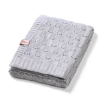 BabyOno Natural Bamboo, вязаное одеяло, бамбук, серый, 75 см x 100 см: цены и характеристики