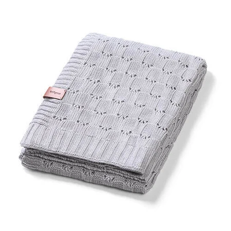 BabyOno Natural Bamboo, вязаное одеяло, бамбук, серый, 75 см x 100 см: цены и характеристики