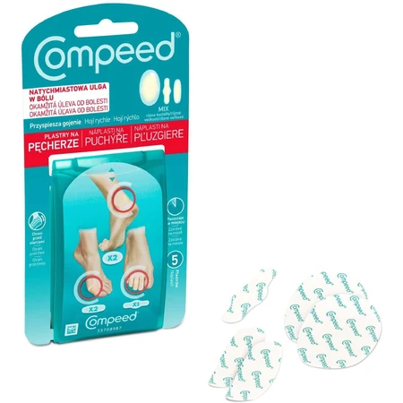 Суміш пластирів Compeed Puzgie 5 шт: ціни та характеристики