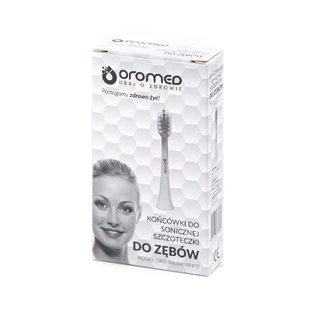 Oromed Oro-Brush, білі звукові щетинки зубної щітки, 2 штуки