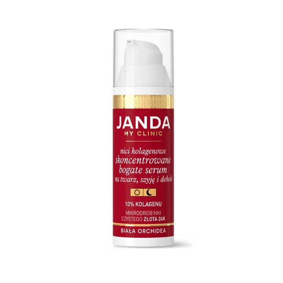 Janda Collagen Threads Концентрированная насыщенная сыворотка для лица, шеи и декольте, 30 мл: цены и характеристики