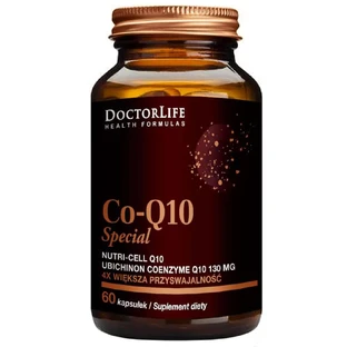 Doctor Life, Co-Q10 Special, Коэнзим Q10 130 мг в кокосовом масле, 60 капсул
