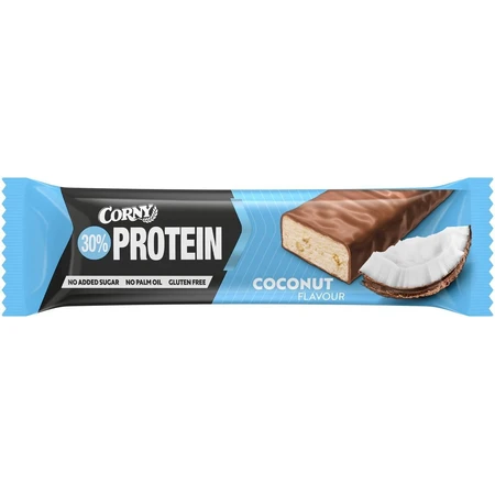 Corny Protein 30% протеїновий батончик кокосовий 50 г: ціни та характеристики