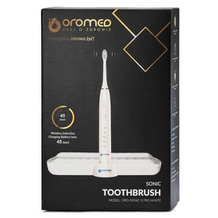 Oromed Oro-Sonic X Pro, звуковая зубная щетка, белая, 1 шт.: цены и характеристики