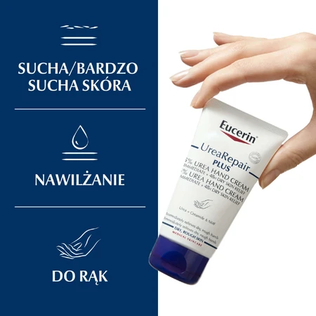 Eucerin UreaRepair Plus, wk крем с 5% мочевины для сухой и огрубевшей кожи, 75 мл: цены и характеристики