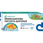 Мефенамінова Кислота-Дарниця табл. 500 мг контурн. чарунк. уп. №20: ціни та характеристики