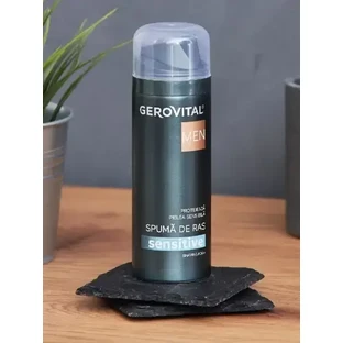 Піна для гоління Gerovital Men Sensitive, 200 мл, Farmec