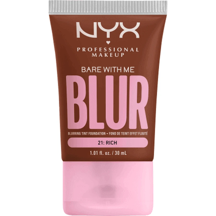 Nyx Professional MAKEUP Foundation Bare With Me Blur Tint 21 Rich, 30 мл: цены и характеристики