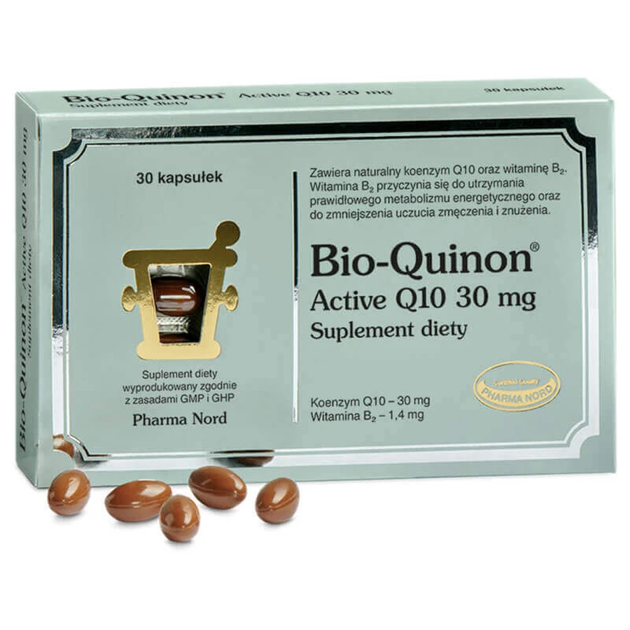 Pharma Nord Bio-Quinon Active Q10 Gold 30 мг, 30 капсул: цены и характеристики