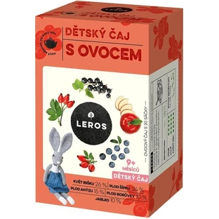 LEROS Чай дитячий з фруктами 20×2 г, чай