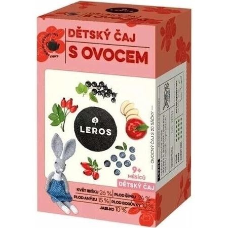 LEROS Чай дитячий з фруктами 20×2 г, чай: ціни та характеристики