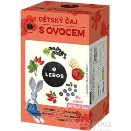 LEROS Чай дитячий з фруктами 20×2 г, чай: ціни та характеристики