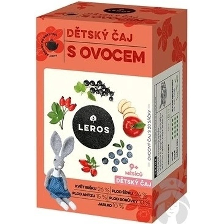 LEROS Чай дитячий з фруктами 20×2 г, чай: ціни та характеристики