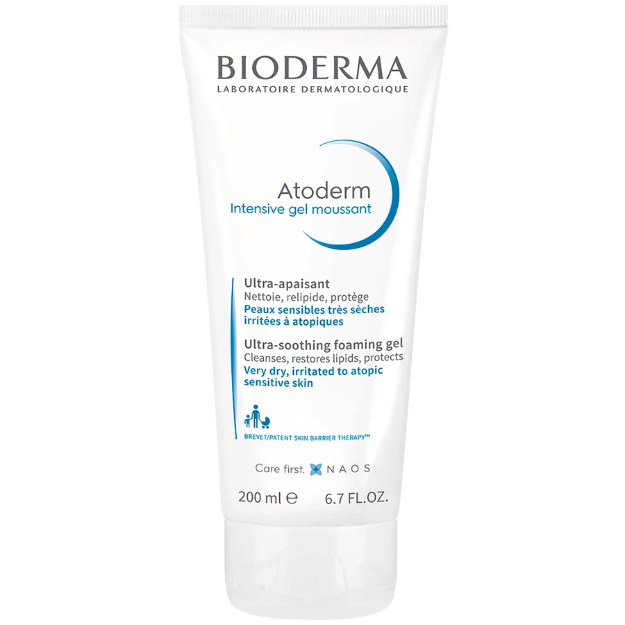 Bioderma Atoderm Інтенсивний очищувальний та зволожувальний гель для атопічної шкіри, 200 мл: ціни та характеристики