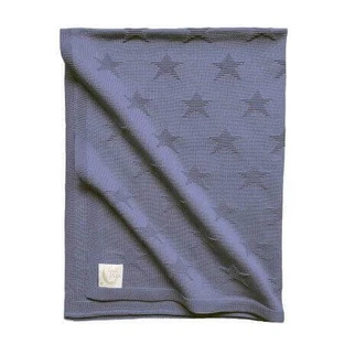 Вязаное одеяло First Hugs New Star, 80х100 см, Blue Sky, Tuxi Brands