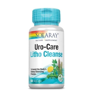 Uro-Care Litho Cleanse Solaray, 60 капсул, Secom