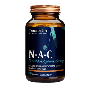 Doctor Life N-A-C n-ацетил-l-цистеїн 250 мг, 60 капсул