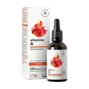 Aura Herbals Краплі вітаміну А Форте MCT-олія, 50 мл