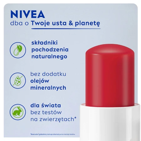 Nivea Клубничный блеск, питательная помада, 4,8 г: цены и характеристики