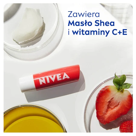 Nivea Клубничный блеск, питательная помада, 4,8 г: цены и характеристики
