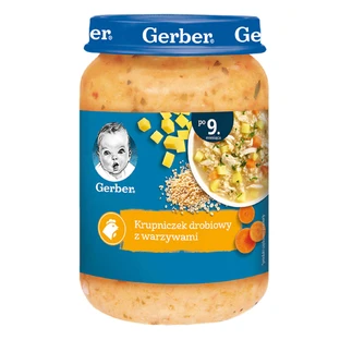 Пюре Gerber Куриный суп с овощами, после 9 месяцев, 190 г