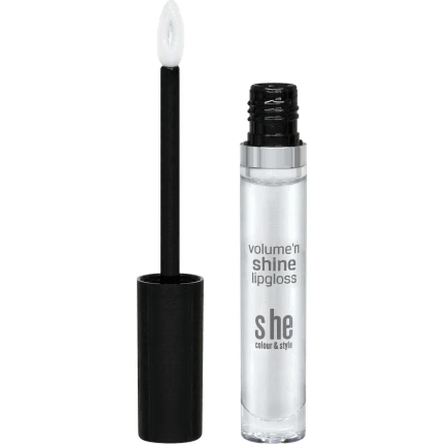 Блиск для губ She color&style Volume'n shine 340/001, 5,2 г: ціни та характеристики