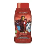 Шампунь і гель для душу Avengers Iron Man з чорнобривцями та ромашкою, 250 мл, Naturaverde