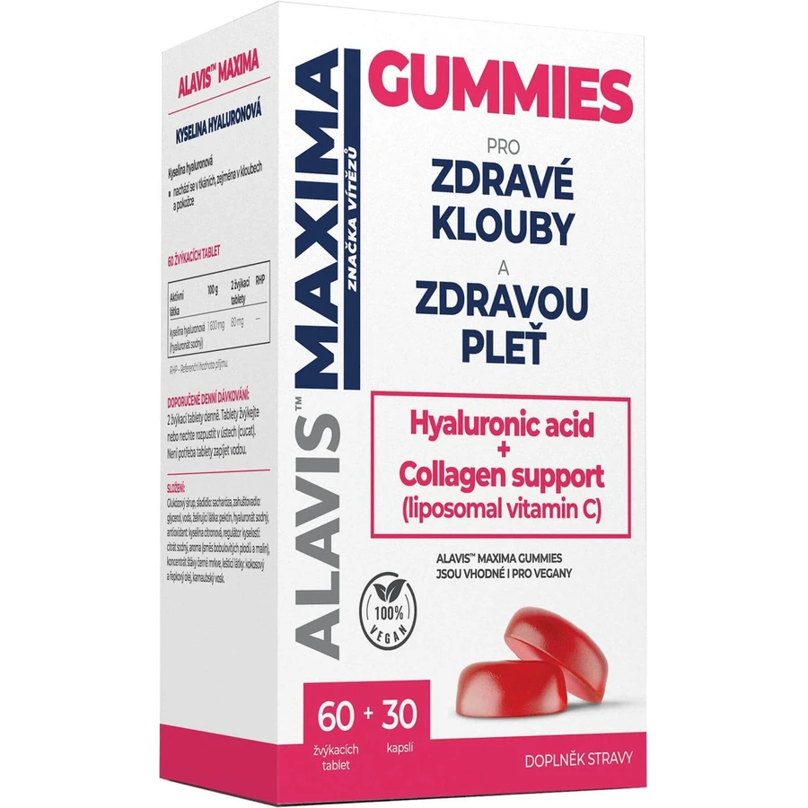 Alavis Maxima Gummies, 60 таблеток + 30 капсул: ціни та характеристики