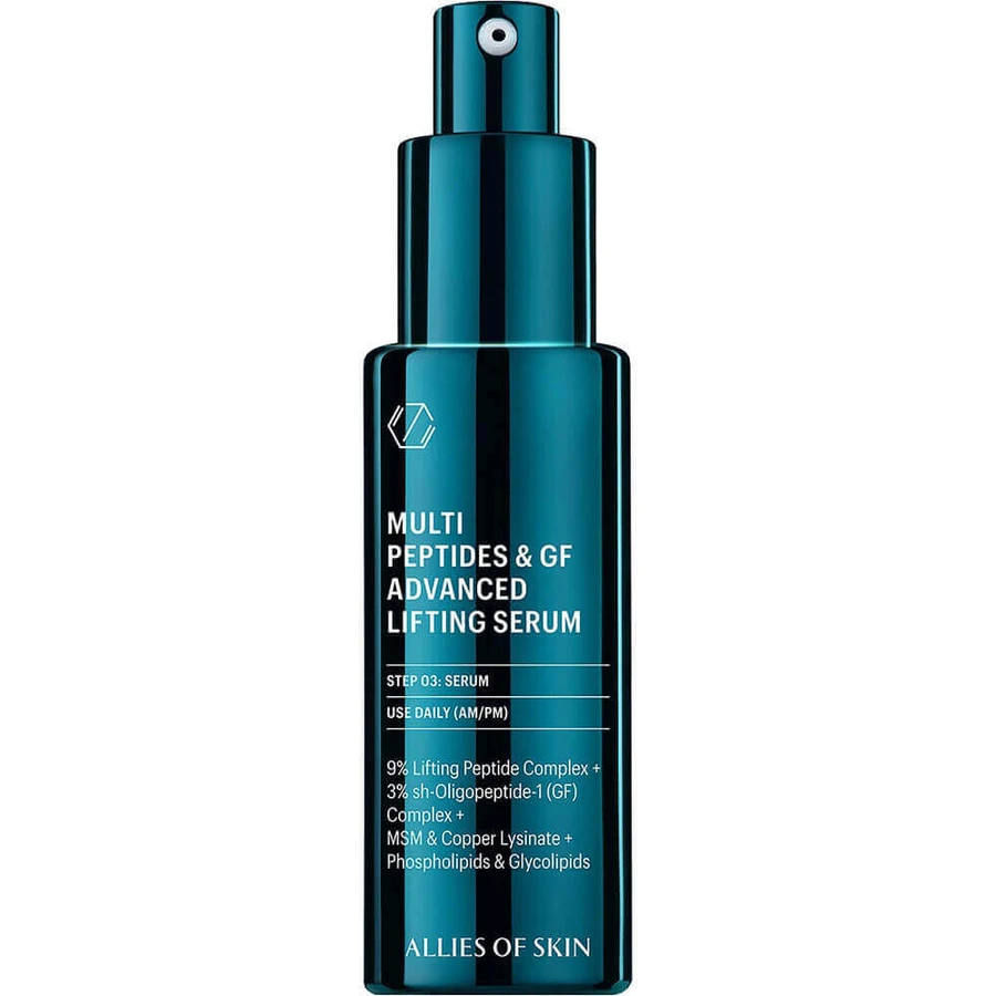 Сироватка для обличчя з пептидами GF Advanced Lifting, 30 мл, Allies Of Skin: ціни та характеристики