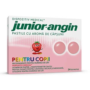 Junior Angin с детской cpuni flavour, 24 шага, Klosterfrau