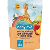 Babylove Фруктовое пюре с персиками и грушами 1 год+, 225 г