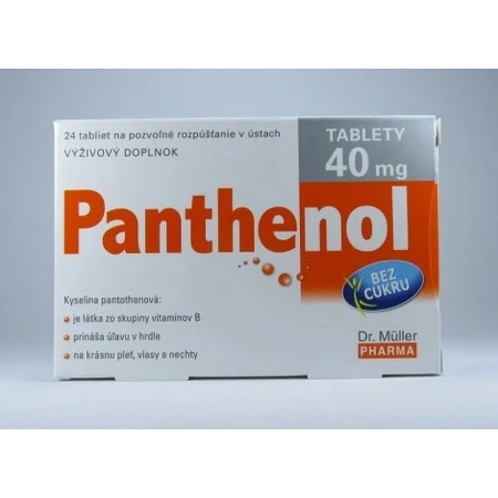 Dr. Müller ПАНТЕНОЛ 40 MG 1×24 тбл, дієтична добавка: ціни та характеристики