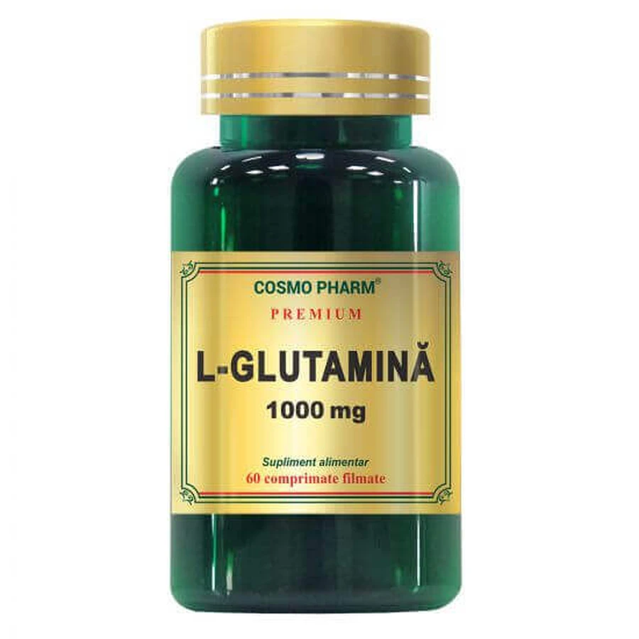 L-глютамин 1000 мг Cosmopharm L-Glutamin, 60 таблеток: ціни та характеристики