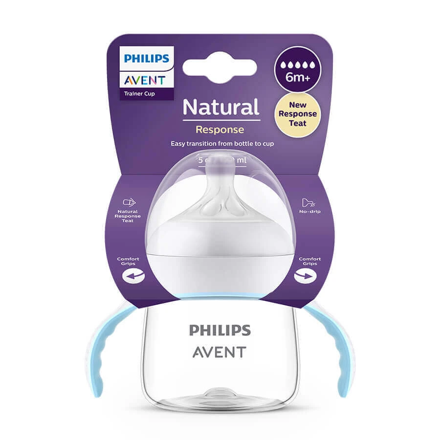 Avent Natural Response, тренировочная чашка с отзывчивой соской, SCF263/61, после 6 месяцев, 125 мл: цены и характеристики