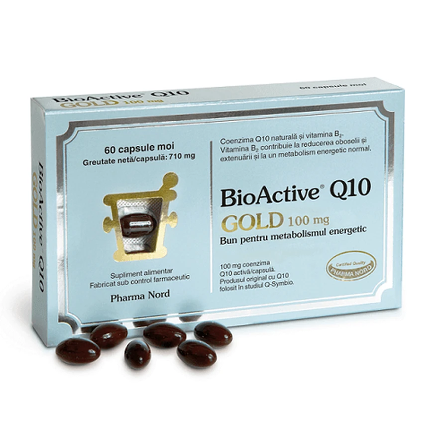 BioActive Q10 Gold 100 мг, 60 капсул, Pharma Nord: ціни та характеристики