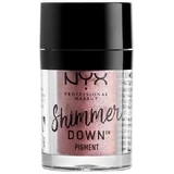 Пігментні тіні для повік, NYX, Shimmer Down, 01 Mauve Pink, 1,5 г
