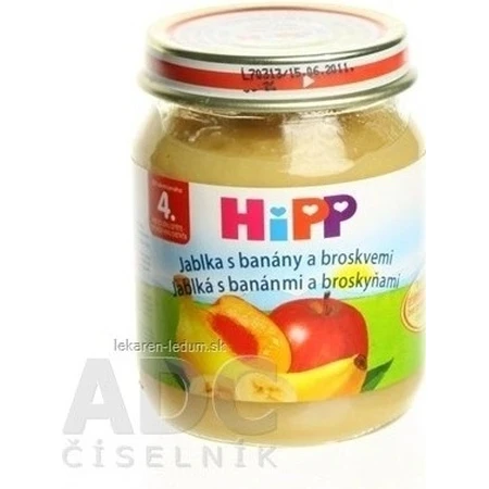 HiPP 100% Fruits Яблука, банани та персики 1×125 г, фруктовий снек для дітей: ціни та характеристики