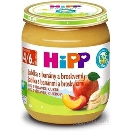 HiPP 100% Fruits Яблука, банани та персики 1×125 г, фруктовий снек для дітей: ціни та характеристики