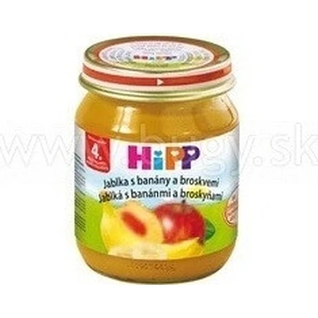 HiPP 100% Fruits Яблука, банани та персики 1×125 г, фруктовий снек для дітей: ціни та характеристики