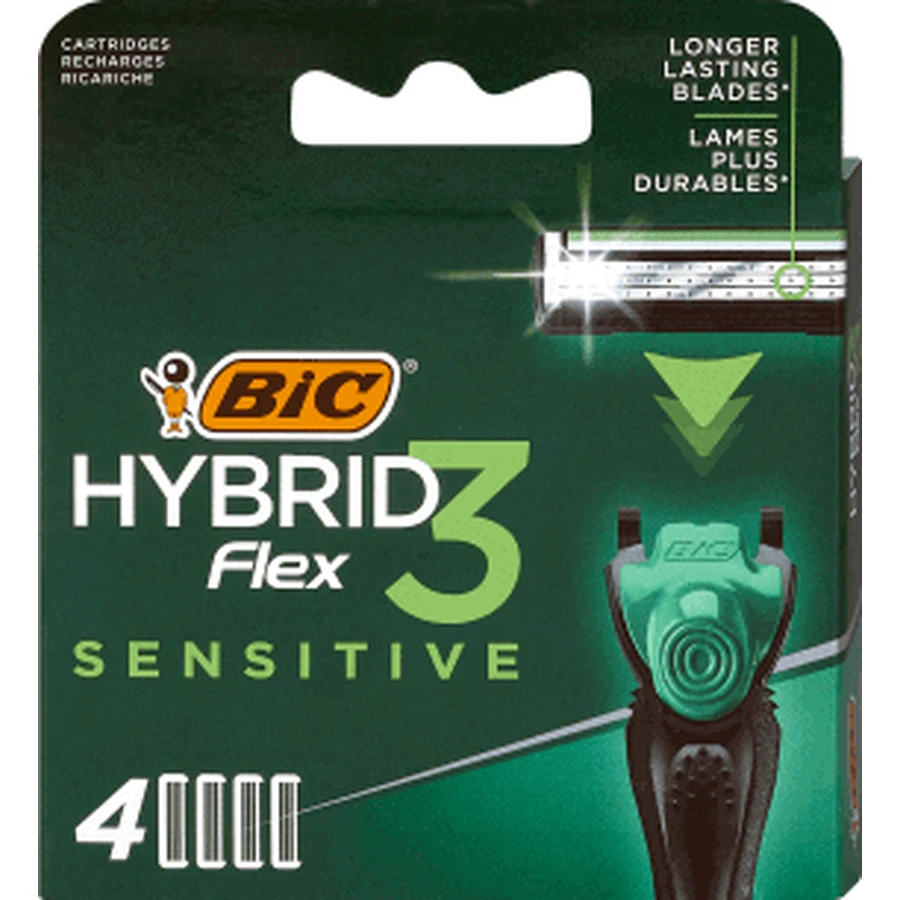 Змінні касети для бритви BIC 3Flex 3 Sensitive, 1 шт.: ціни та характеристики